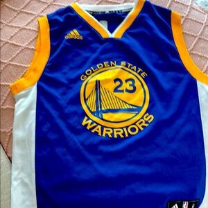 Golden State Warriors Blue and Yellow Jersey